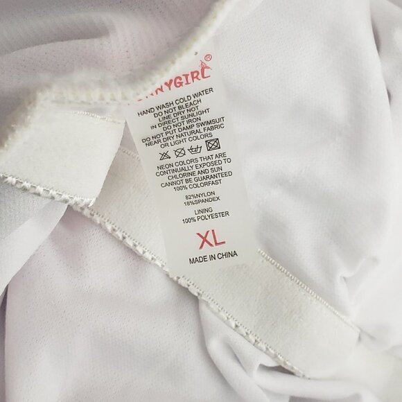 NWT  Funnygirl  Striped One Piece Swimsuit SUNKISSED Sz XL - Picture 4 of 5